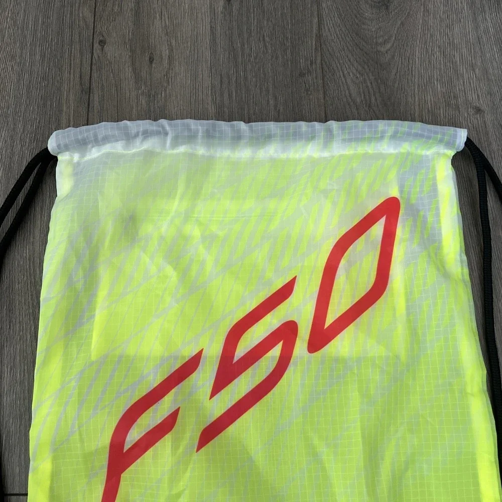 Adidas FSO Drawstring Backpack Neon Yellow Red